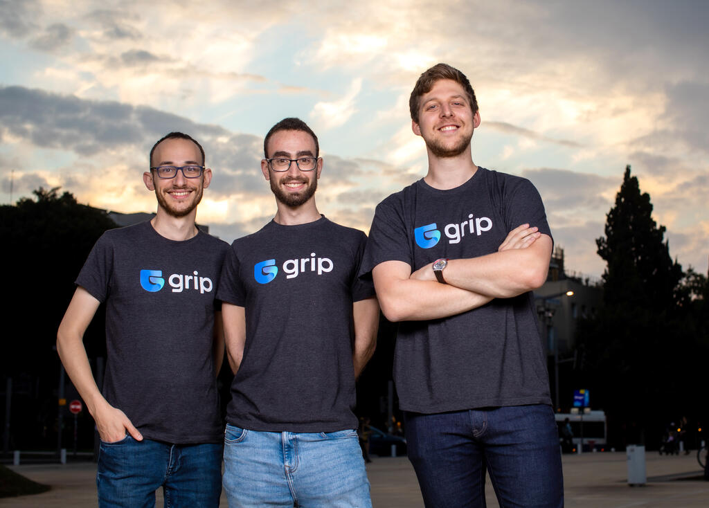 מייסדי Grip ליאור יערי אלון שנקלר עידן פסט