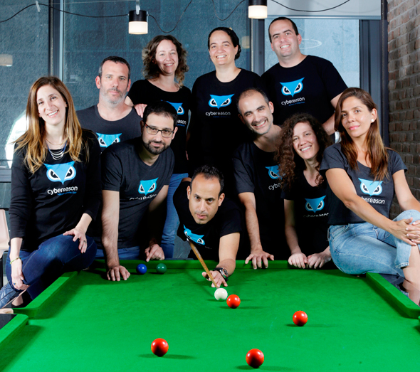 Cybereason's mangement team. Photo: Tommy Harpaz Cybereason's mangement team. Photo: Tommy Harpaz