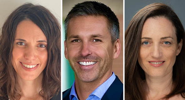 TailorMed's Naama Geva (CFO), Vince King (CCO), and Noa Inbar-Hershkovits (VP People). Photo: TailorMed, Nicole de Castro TailorMed's Naama Geva (CFO), Vince King (CCO), and Noa Inbar-Hershkovits (VP People). Photo: TailorMed, Nicole de Castro