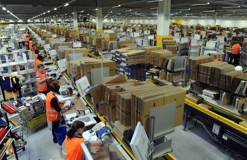 Amazon warehouse. Amazon warehouse.