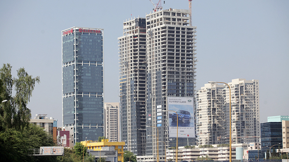 The Alon Towers in Ramat Gan. Photo: Orel Cohen The Alon Towers in Ramat Gan. Photo: Orel Cohen
