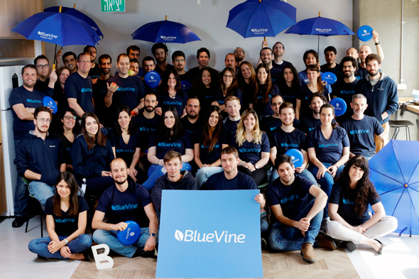 BlueVine's team. Photo: Amit Sha'al BlueVine's team. Photo: Amit Sha'al